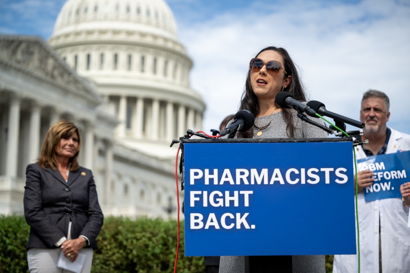Georgia Pharmacist Nikki Bryant speaks at the PFBA press conference