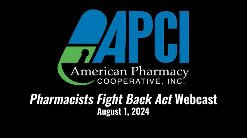 Pharmacists Fight Back Act Webcast Recording Available